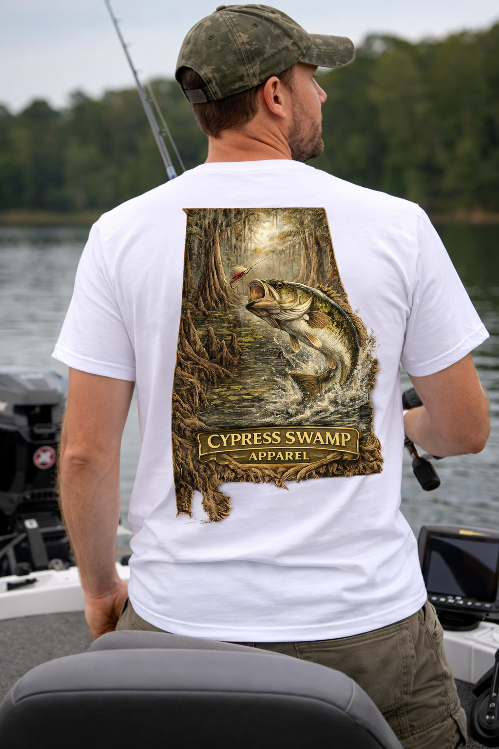 Alabama state bass T-shirt