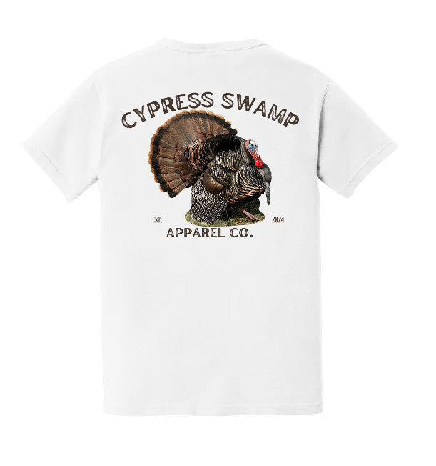 Cypress Swamp Turkey Gobbler Short Sleeve T-Shirt