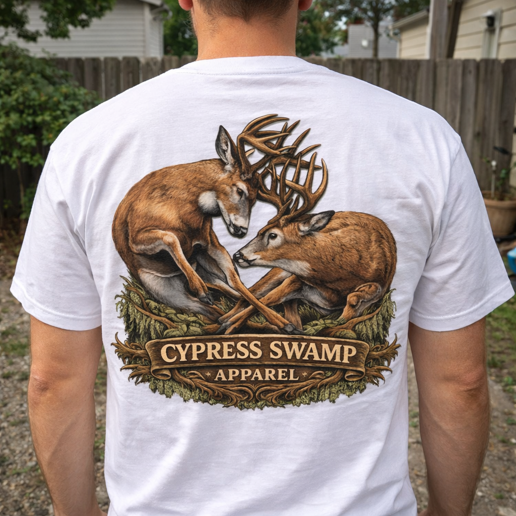 Cypress Swamp Buckin' Up Short Sleeve T-Shirt